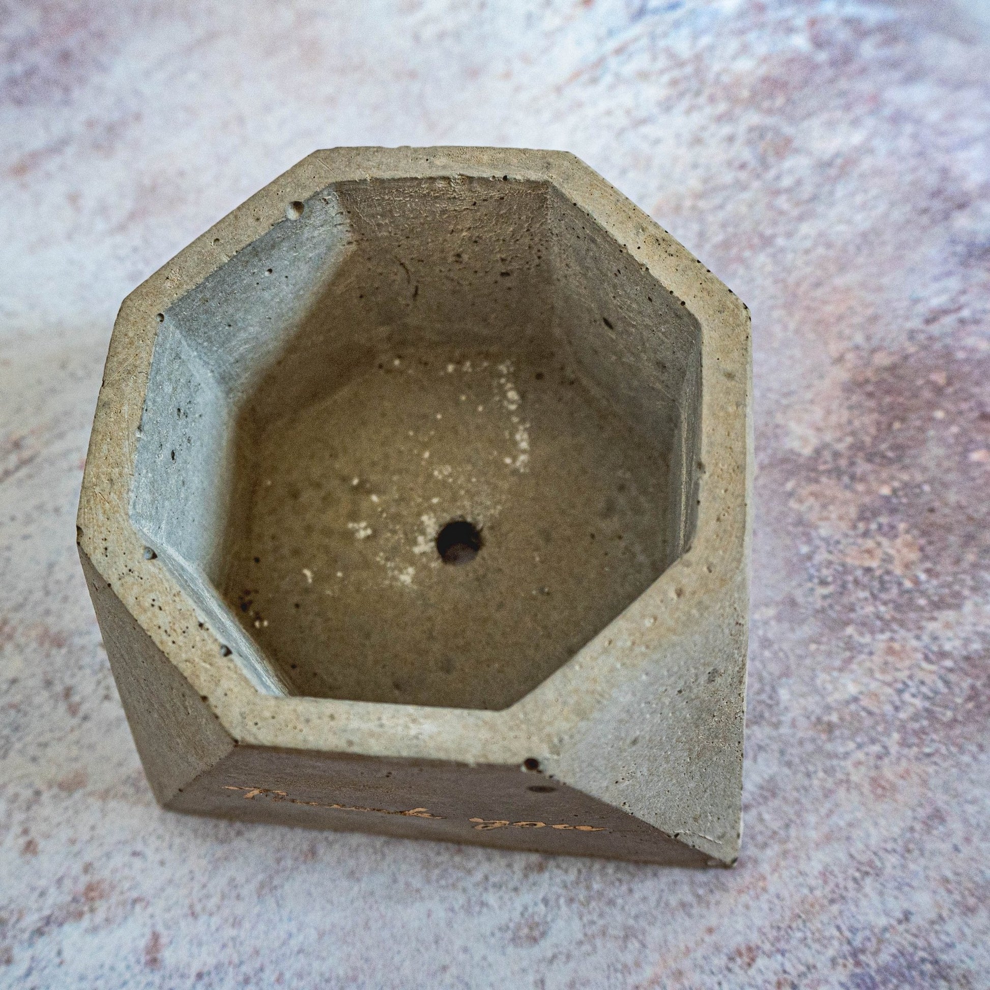 Grey Octagon Plant Pot - Forest InteriorPlant Pots