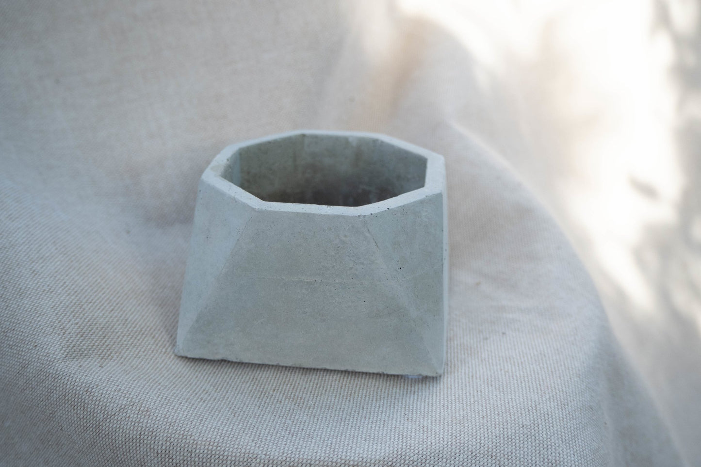 Grey Octagon Plant Pot - Forest InteriorPlant Pots