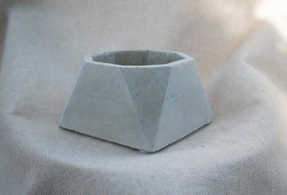 Grey Octagon Plant Pot - Forest InteriorPlant Pots